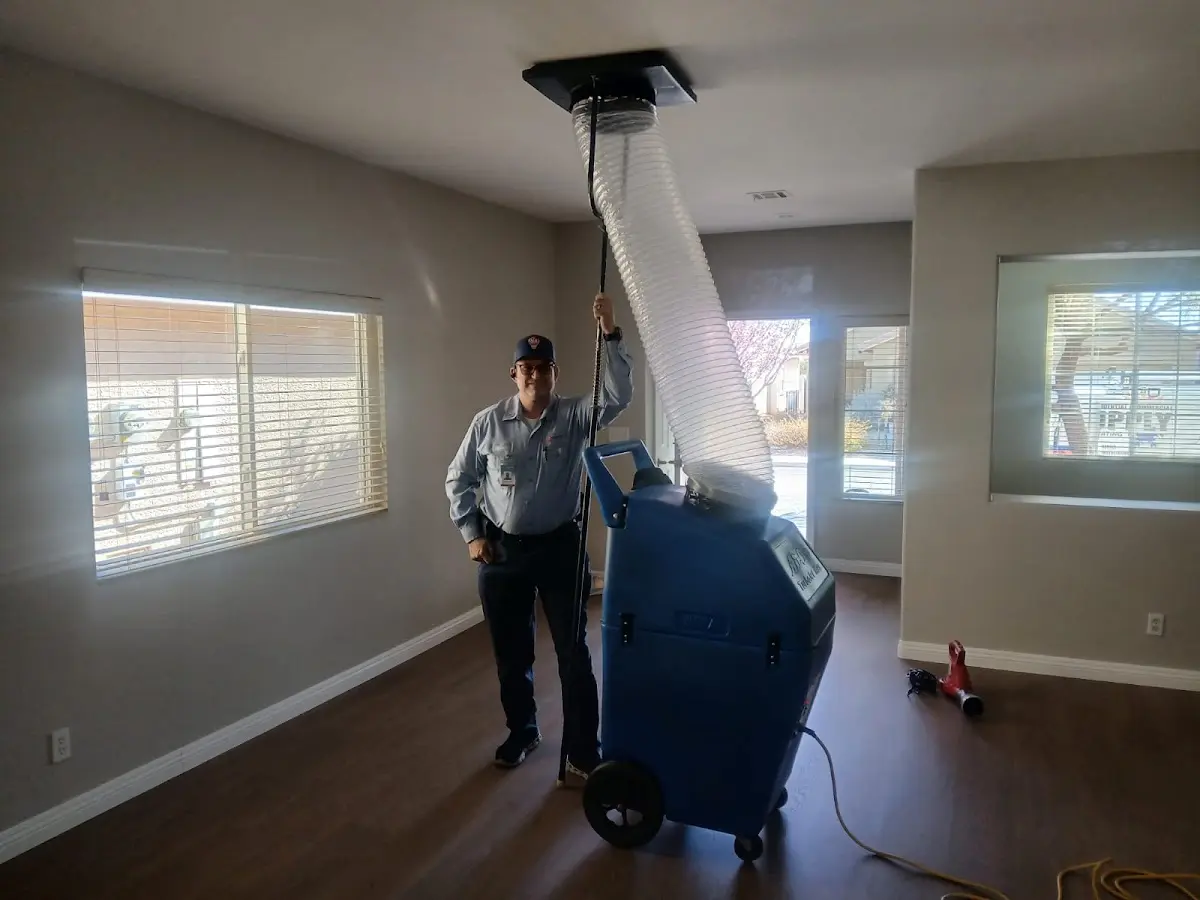 Professional Dryer Vent Cleaning work inside a Kemp Mill home